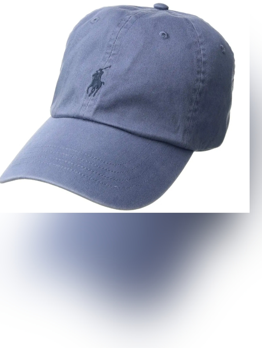 Polo Ralph Lauren Classic Chino Cap with Embroidered Blue Logo